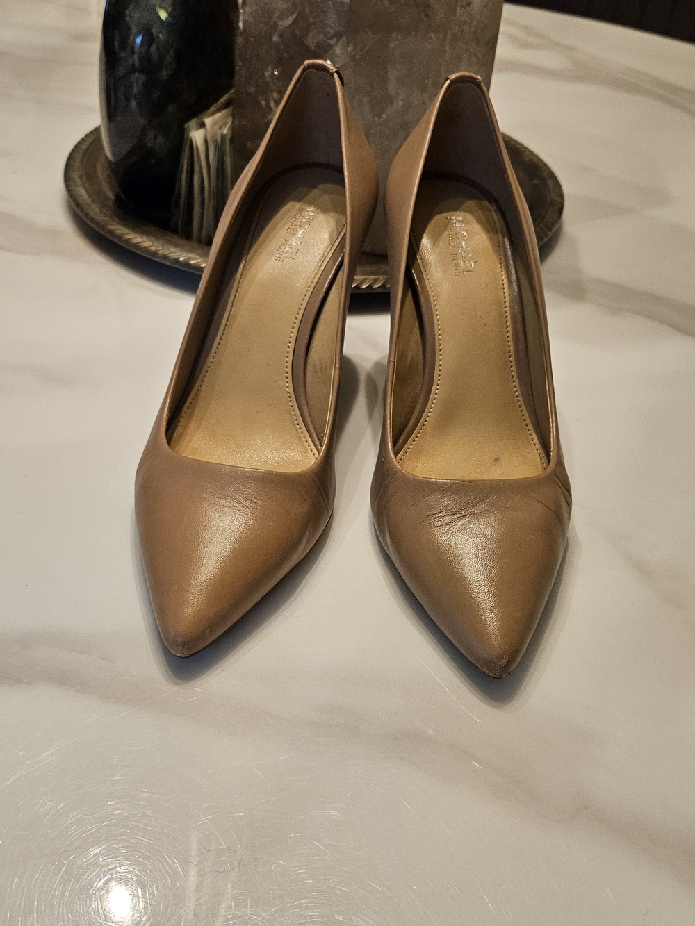 MICHAEL Michael Kors Tan Leather FLEX PUMPS